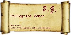 Pellegrini Zobor névjegykártya